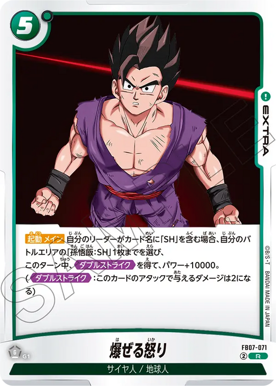 【DBFW】爆ぜる怒り【R】FB07-071