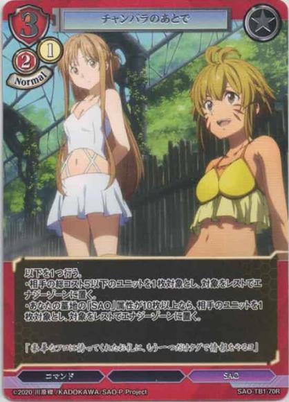 【BD】チャンバラのあとで(パラレル)【R】SAO-TB1-70R