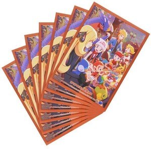 【PM海外公式】デッキシールド シンオウの仲間たち（64枚入り）