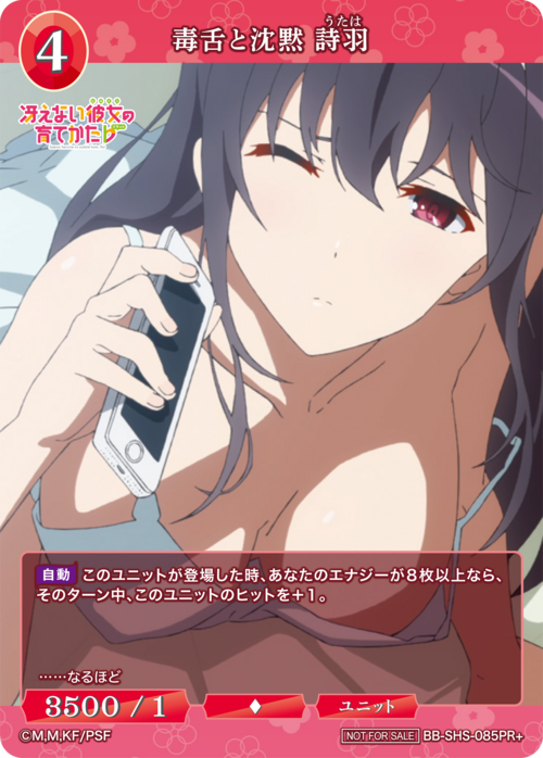 【BDB】毒舌と沈黙 詩羽【PR+】BB-SHS-085PR+